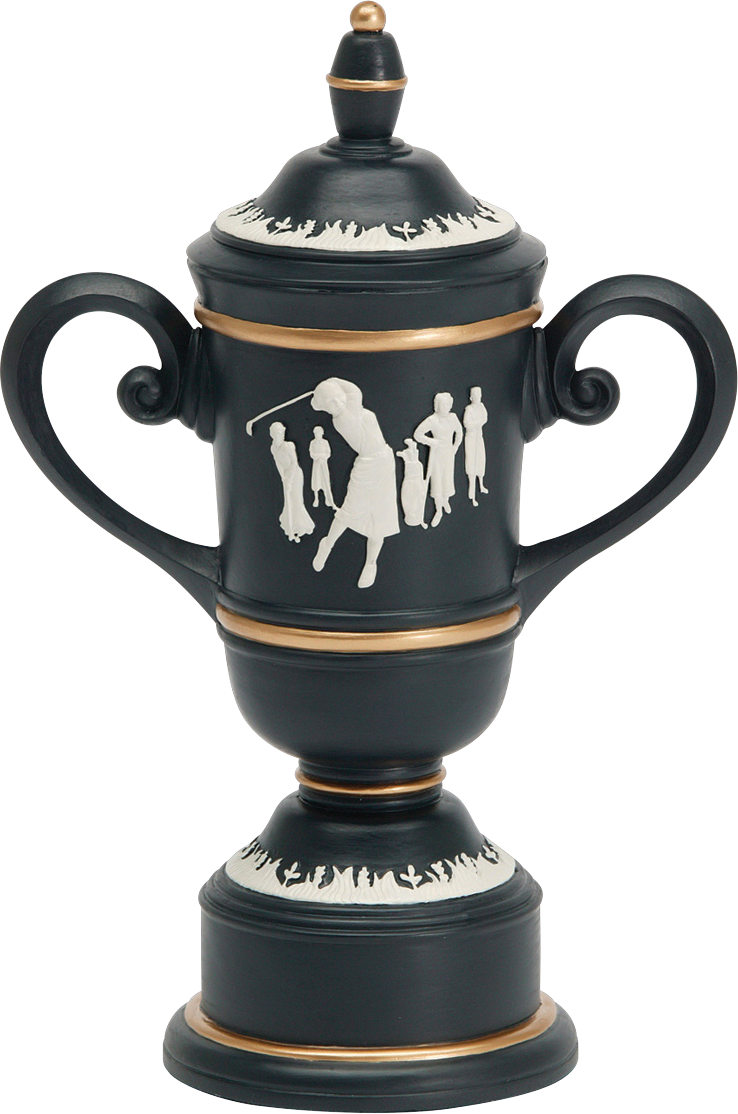 Golf Cameo Cup Resin-female 11" (738x1114), Png Download