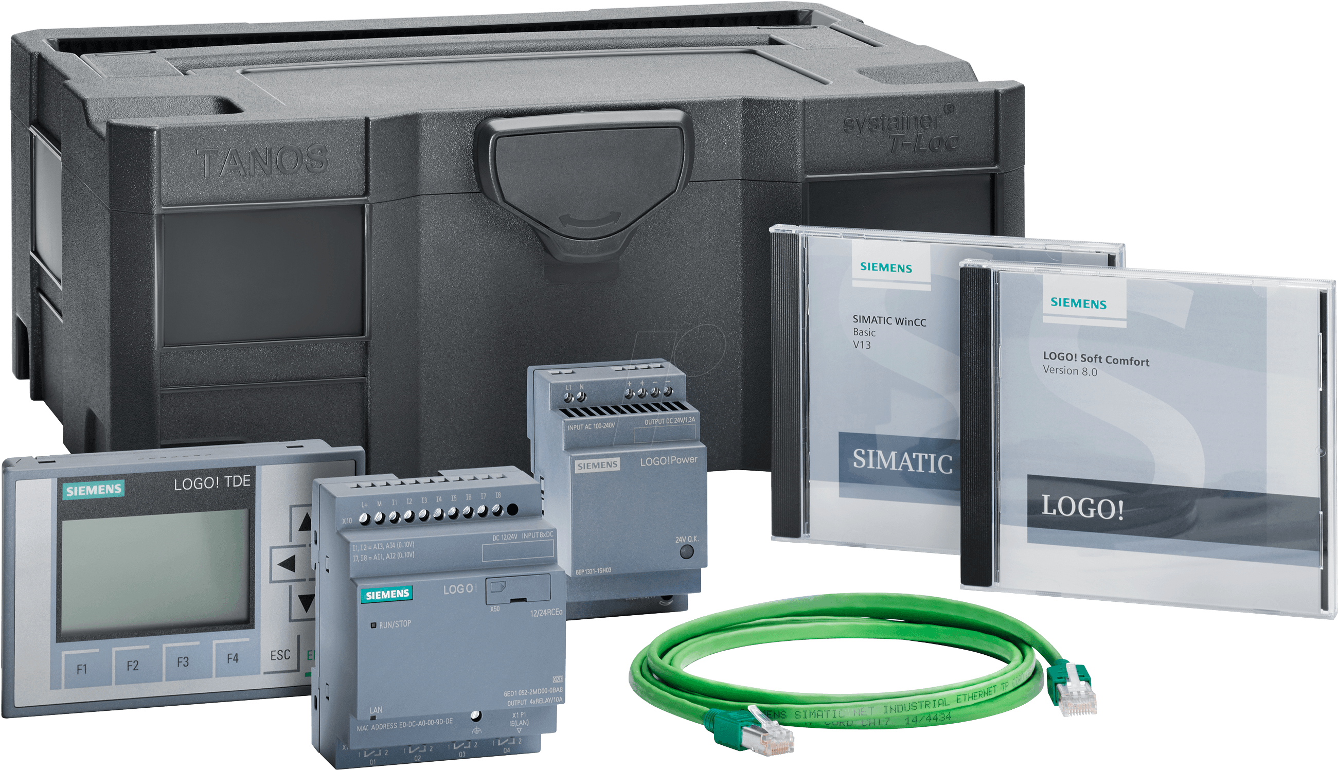 Logo 8 Td Starter Kit, 12/24 Rceo Siemens 6ed1057 3ba10 (2620x1516), Png Download