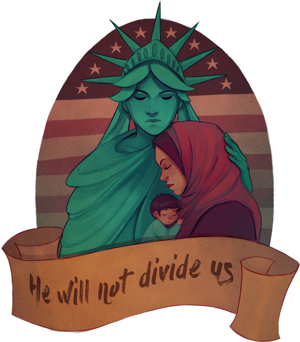 Available On Redbubble Profits Will Go To The Aclu (1280x1747), Png Download