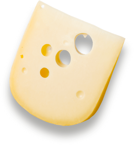 Swiss Cheese Wedge (850x850), Png Download
