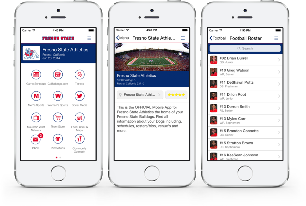 Fresno State Athletics App (1024x671), Png Download