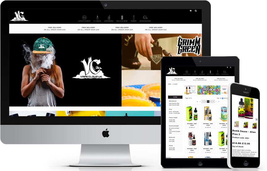 Vape Cloud Uk (875x554), Png Download