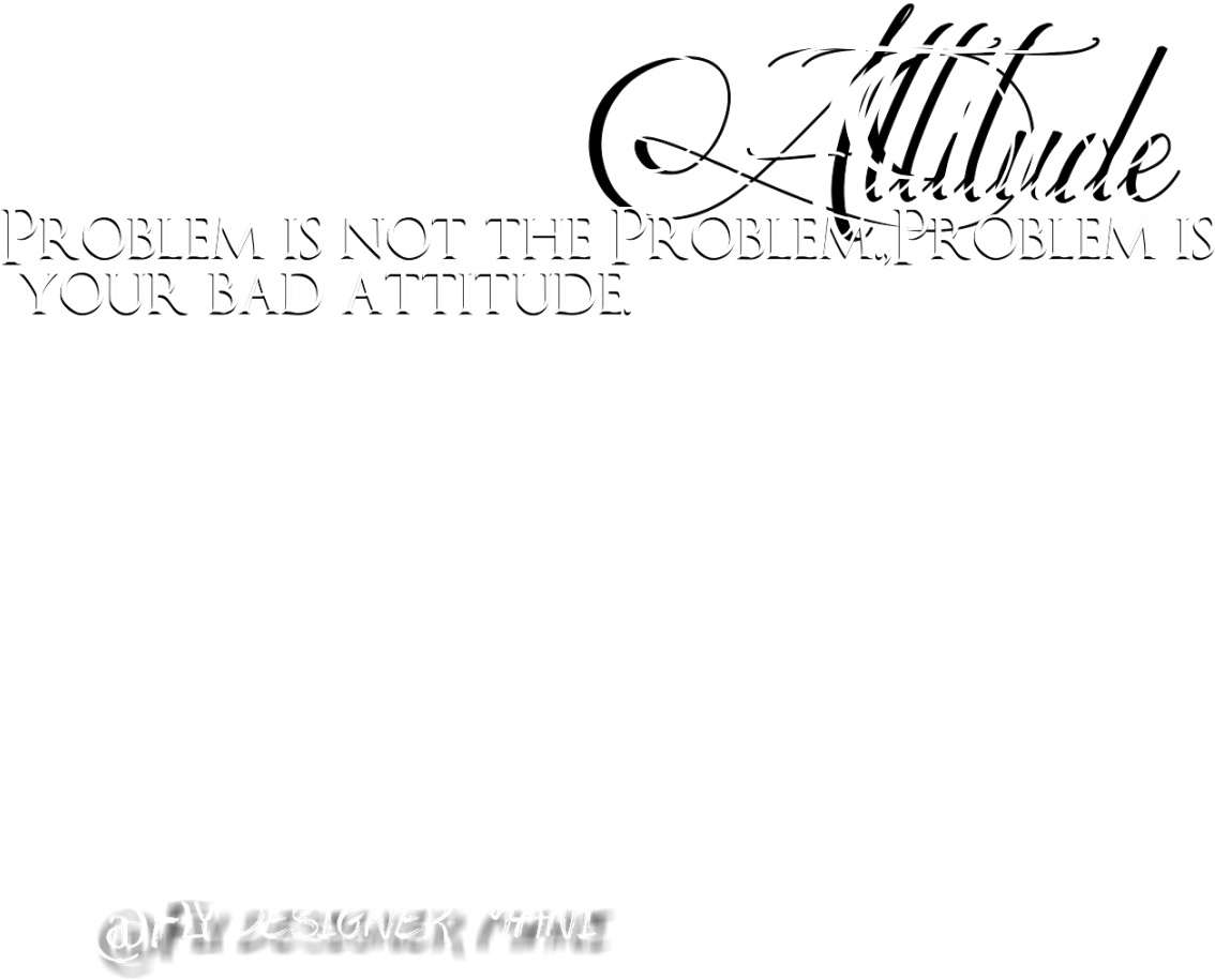 Attitude Png (1200x1600), Png Download