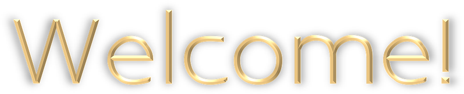 Welcome, Gold, Elegant, Thin, Modern, Letter, Letters (960x608), Png Download