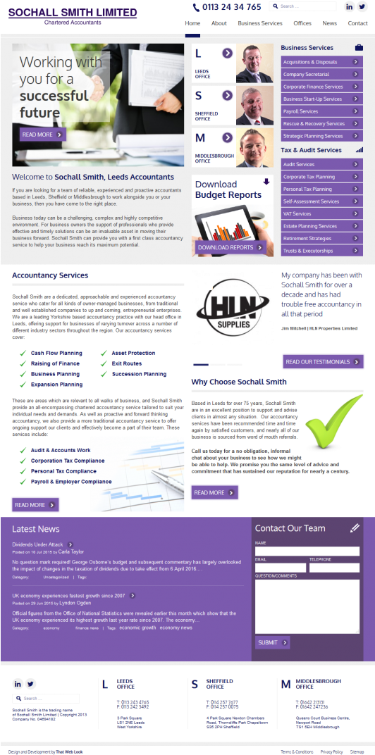 Website Design Leeds, Website Design Portfolio Example (531x1080), Png Download