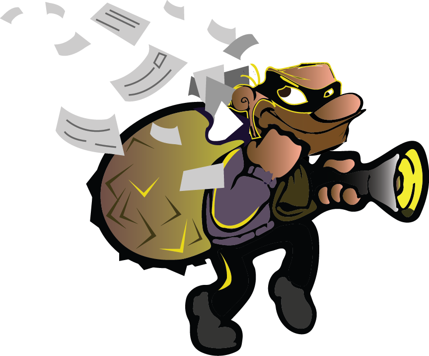 Identity Theft Is Not The Only Scam Running (864x716), Png Download