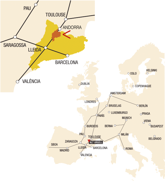 Alt Urgell Is A Pyrenean Region, Located Northwest (575x653), Png Download