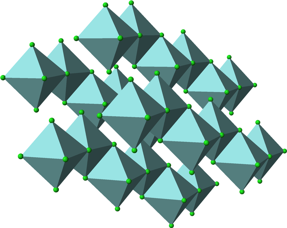 Zirconium Tetrachloride 3d Polyhedra C (1100x895), Png Download