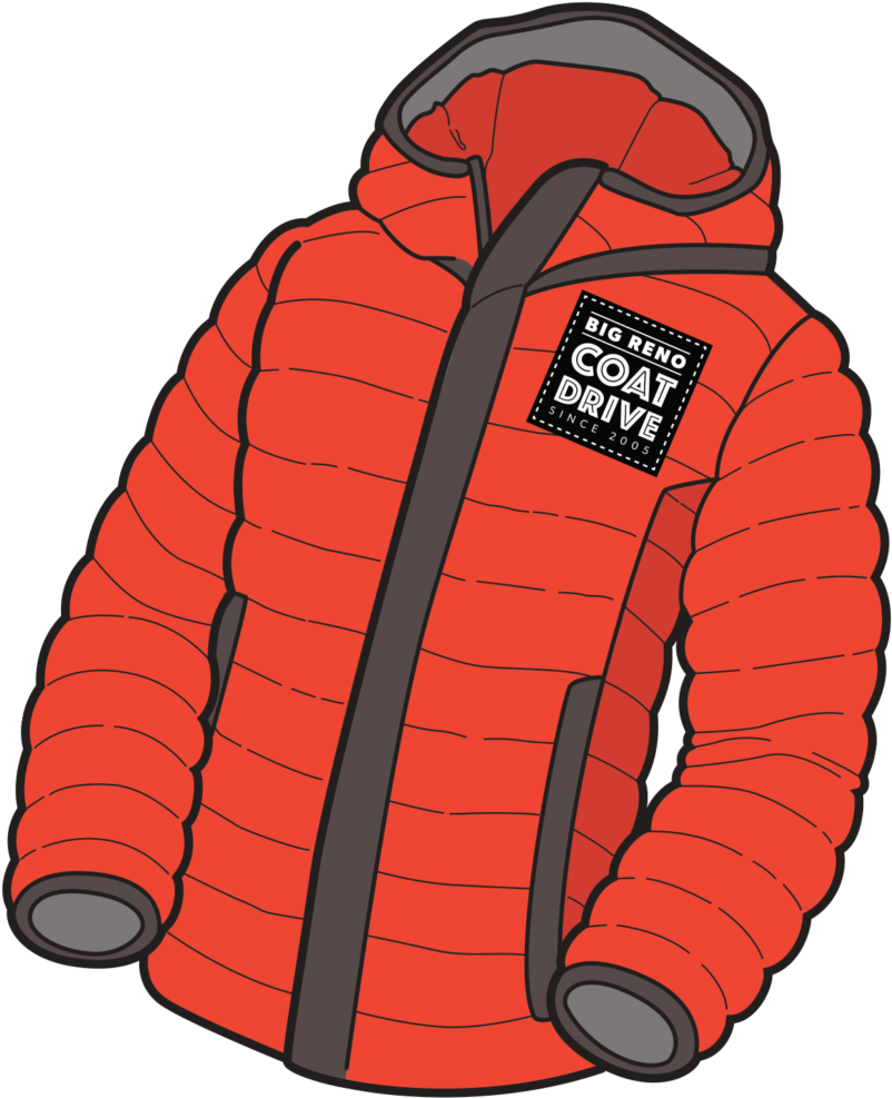 The Coats We Collect Go Directly Back To Our Community (887x1024), Png Download