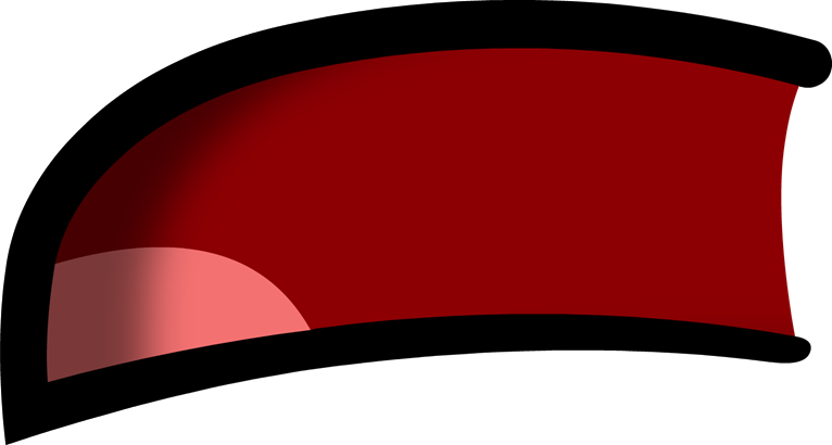 Sad Mouth Open 2 Shaded (766x410), Png Download