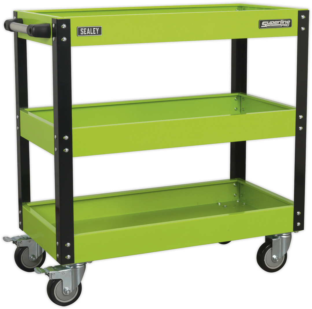 Cx110hv Sealey Workshop Trolley 3 Level Heavy Duty (1200x1200), Png Download