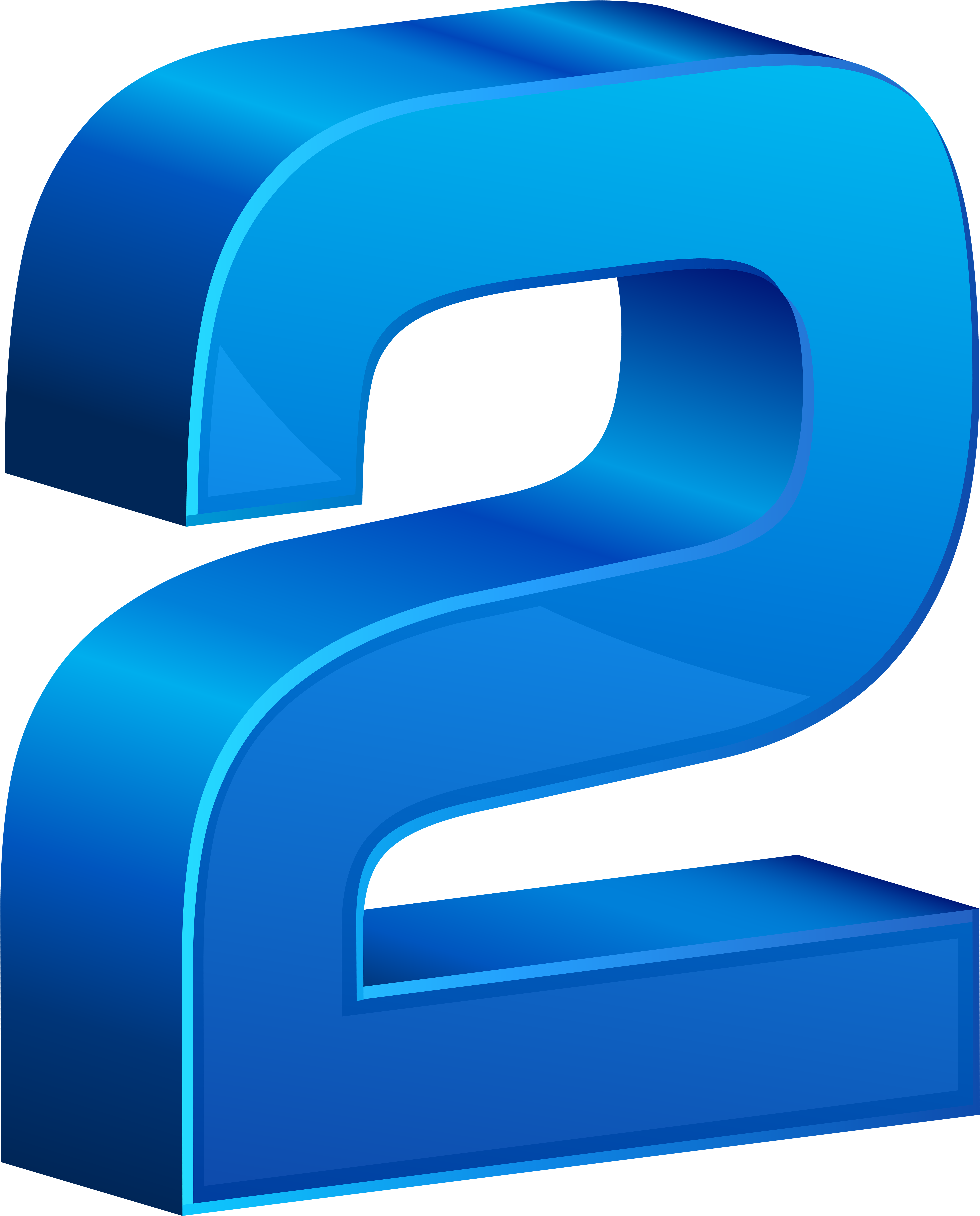 Number Two Png (6485x8000), Png Download