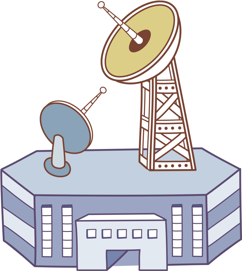 Download Satellite Clipart Tv Station Full Size PNG Image PNGkit