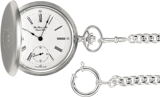 Tissot Savonnette Mechanical (555x841), Png Download