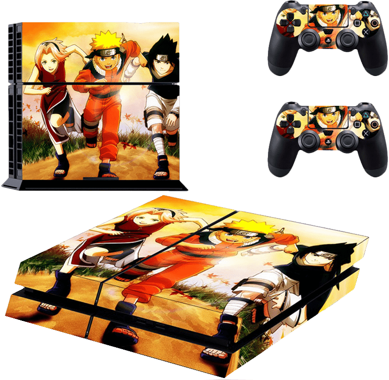 Playstation 4 Phat Decal / Skin / Vinyl (784x765), Png Download