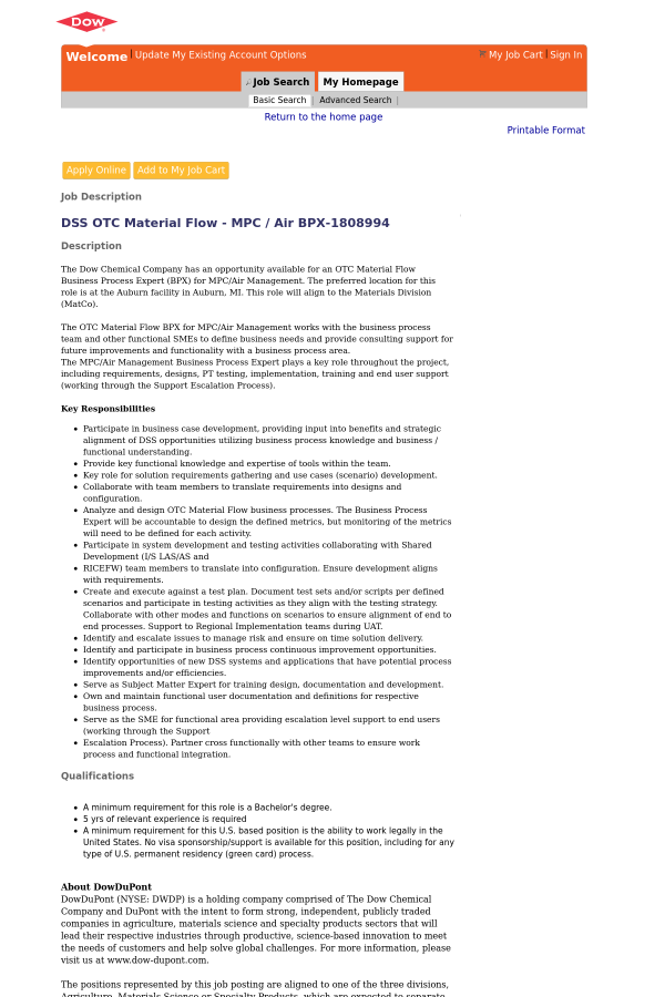 The Dow Chemical Company (600x900), Png Download