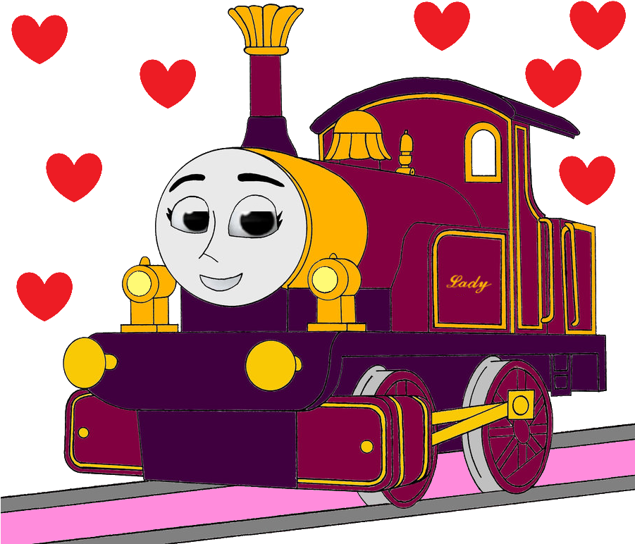 Thomas The Tank Engine Images Lady Falls In Love Hd (900x783), Png Download