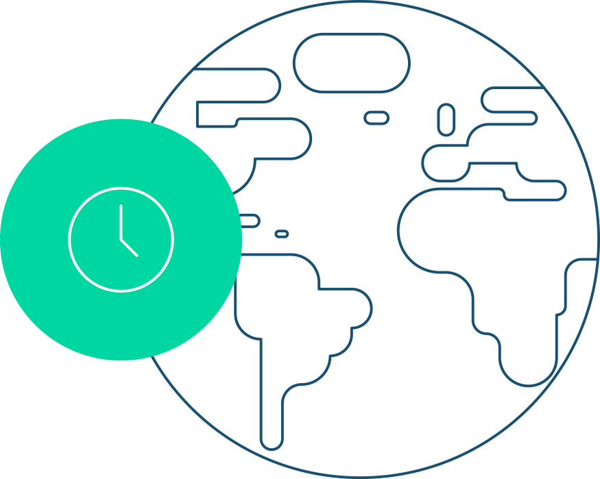 Global Support Illustration Image (875x699), Png Download