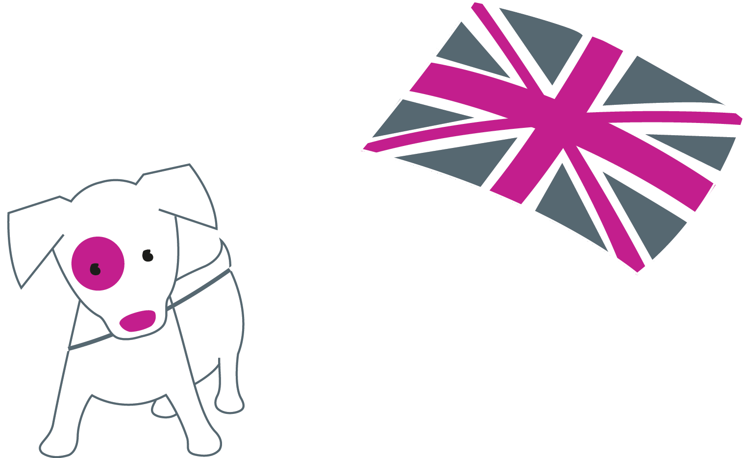 Merry With Union Jack (1520x935), Png Download