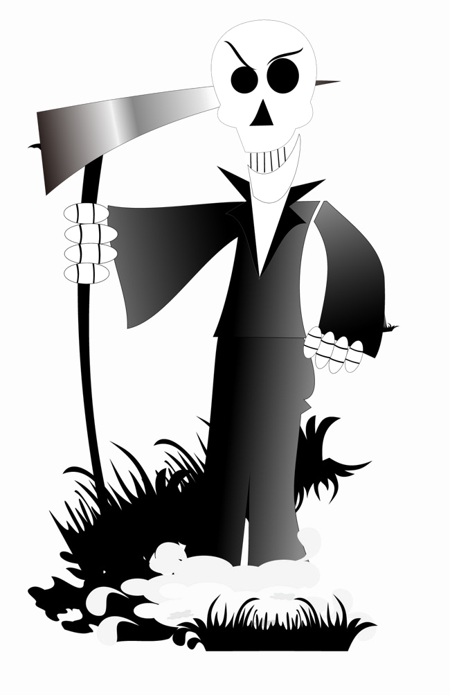 Halloween Sickle Free Png Image (650x1003), Png Download