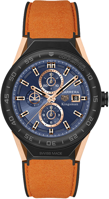 Tag Heuer Connected Modular 45 Kingsman Special Edition (655x774), Png Download