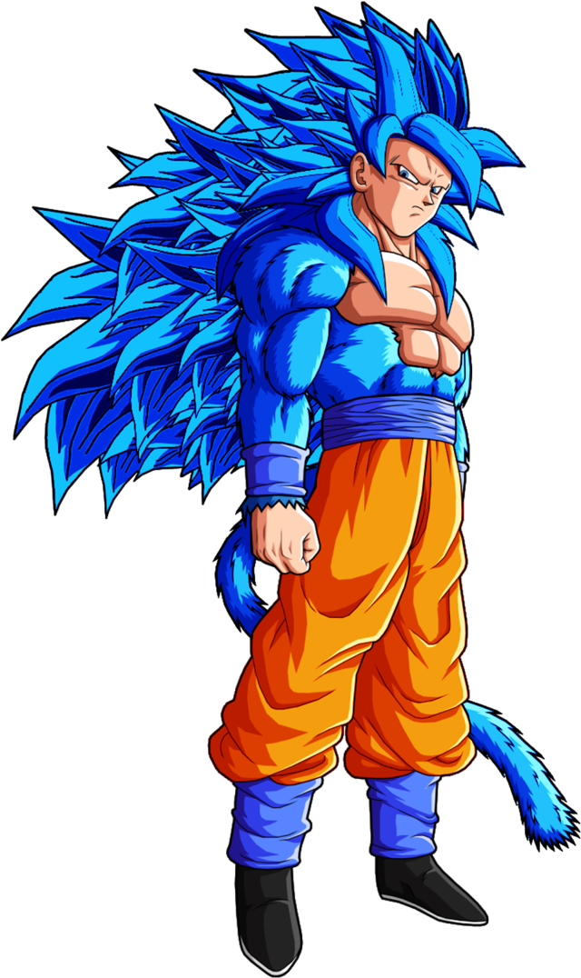 Hyper Saiyan 2 Goku By Groxkof (666x1199), Png Download
