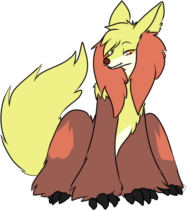 Moriarty The Delphox (660x723), Png Download