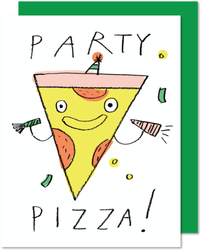 Pizza Party Png (600x600), Png Download
