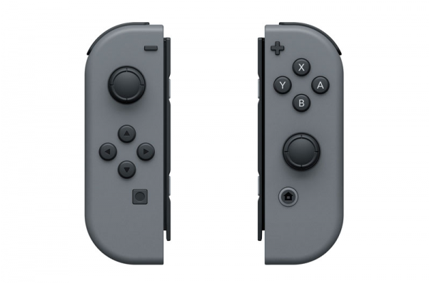 Manette Joy Con Grise Pour Nintendo Switch - Nintendo Switch Controller Buttons (600x848), Png Download