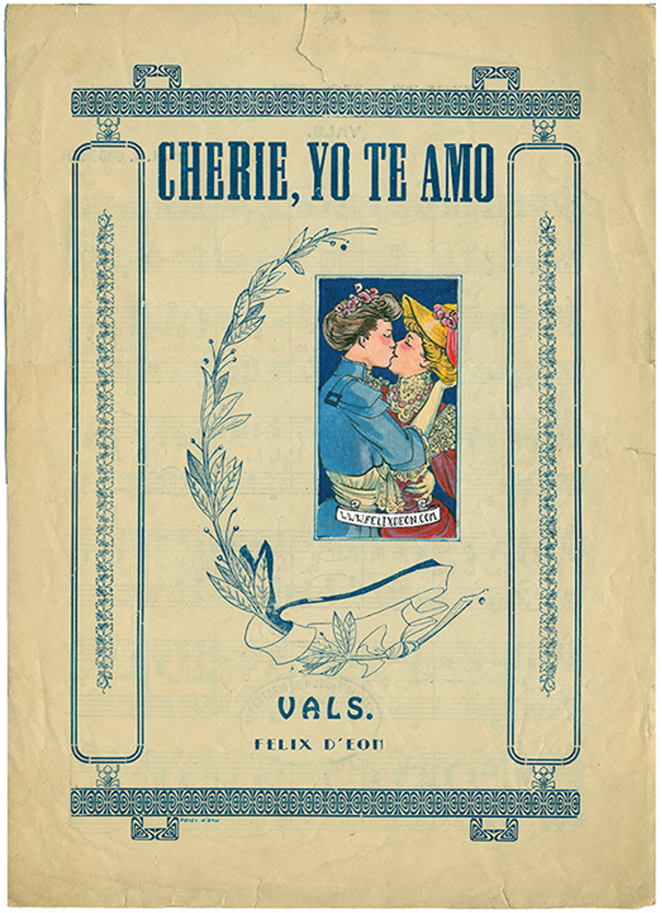 Cherie, Yo Te Amo By Felix D'eon - Illustration (1850x1850), Png Download