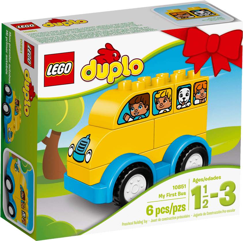 Bus - My First Lego Duplo (1488x837), Png Download