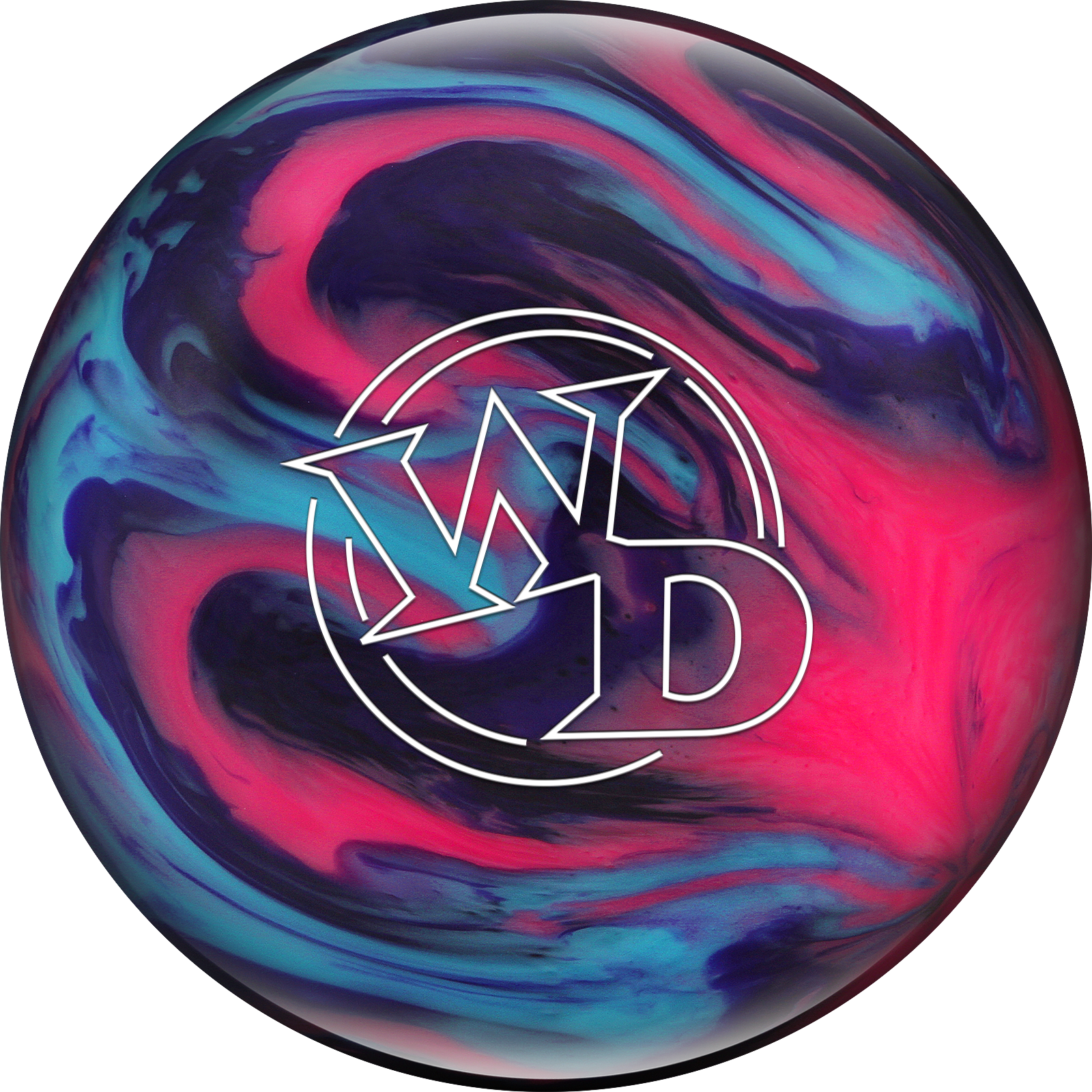 Columbia 300 White Dot Cotton Candy Bowling Ball - Bowling Ball (1600x1600), Png Download