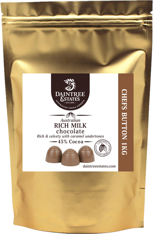Chef's Buttons 1 Kg - Gold Foil Coffee Bag (840x831), Png Download