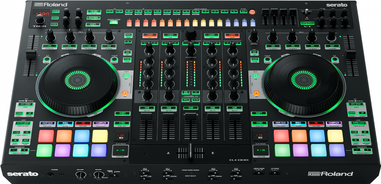 Roland Serato Dj-808 Dj Controller - Roland Dj808 (1224x1224), Png Download