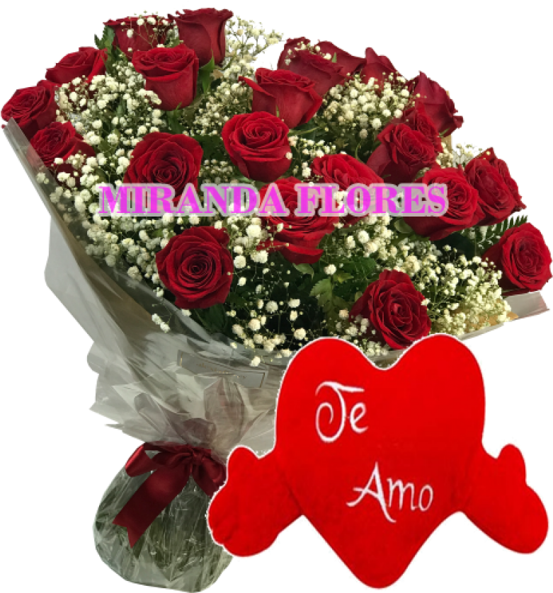 Bouquet De Rosas Vermelhas (780x975), Png Download