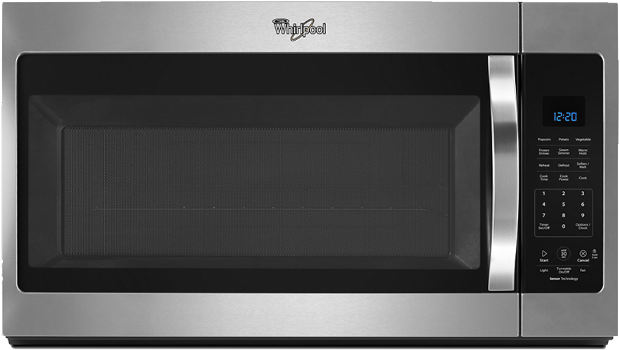 Whirlpool Microwaves - Kitchenaid 2.0 Cu Ft Over The Range Microwave With (890x890), Png Download