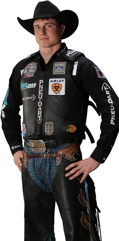 Professional Bull Riders - Jake Lockwood Bull Rider (391x800), Png Download