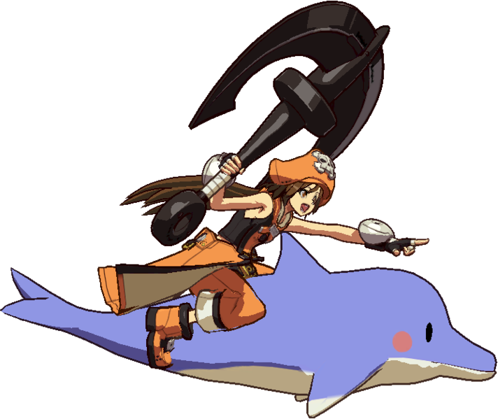 Ggxrd May Mrdolphinhorizontal - Guilty Gear May Dolphin (712x599), Png Download
