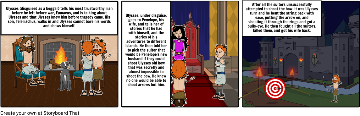 Ulysses / The Return - Cartoon (1164x385), Png Download