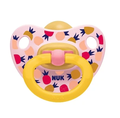Nuk Classic Happy Kids Orthodontic Soother Rubber, - Nuk Schnuller Latex (800x600), Png Download