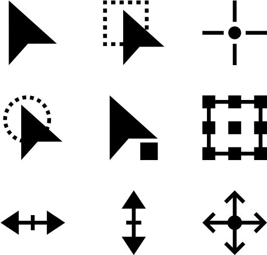 Selection And Cursors - Triangle (600x564), Png Download