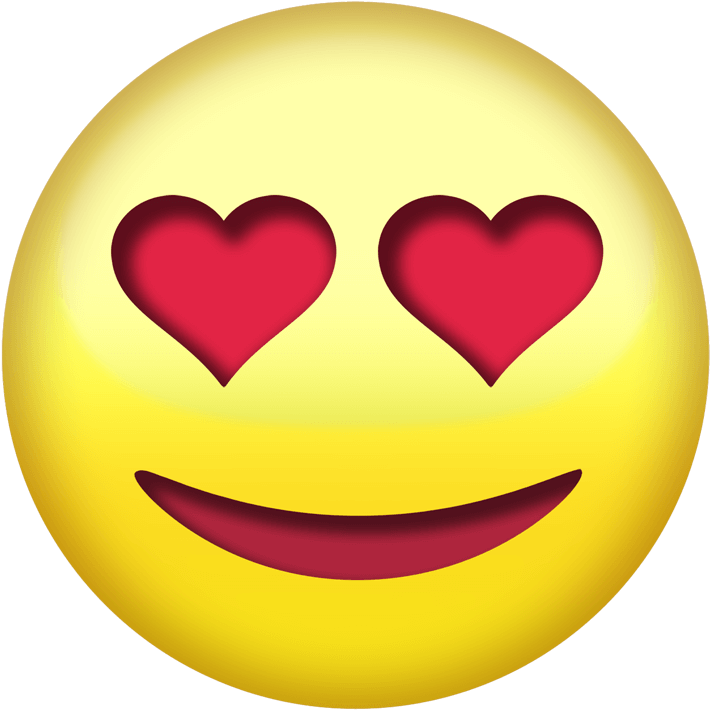 Heart Eye Emoji Png Transparent - Emojis Antes Y Despues (1000x824), Png Download