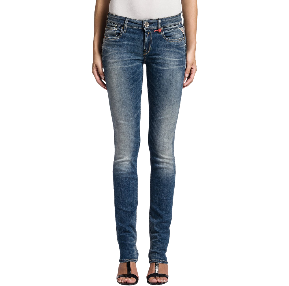 Replay Women S Vicki Straight Jeans Blue Blue Denim - Replay Women (1000x1000), Png Download