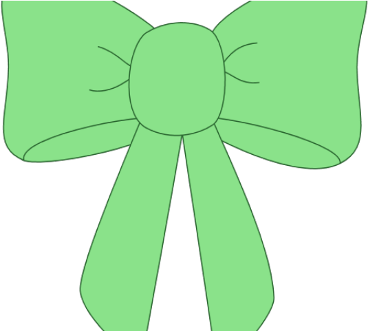 Christmas Ribbon Clipart Green (640x480), Png Download