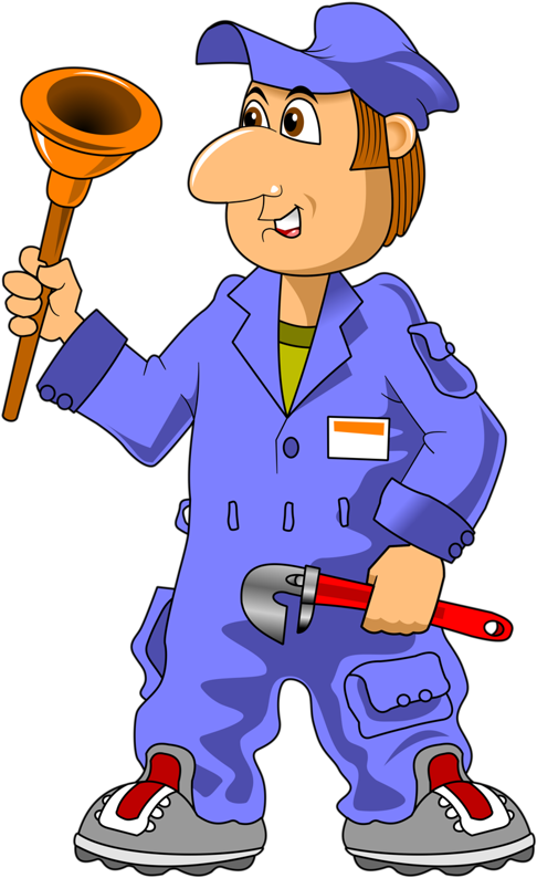 Яндекс - Фотки - Community Helpers Clipart Plumber (488x800), Png Download