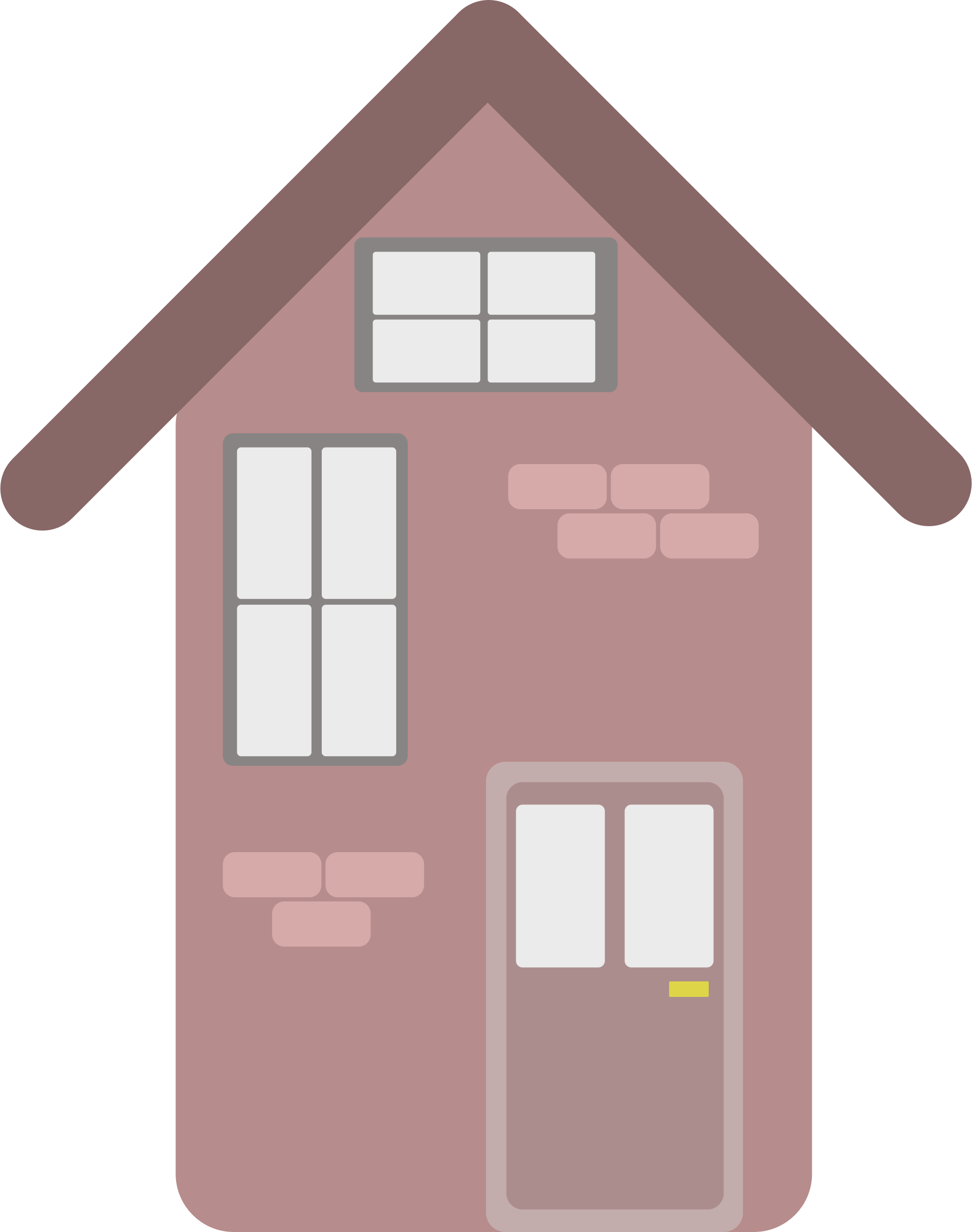 Big Image - House (1894x2400), Png Download