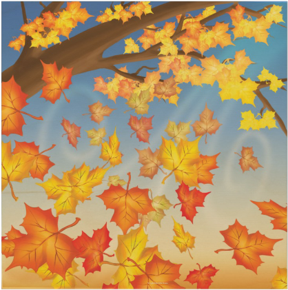 Autumn Leaves Wood Art - Maple Leaf (631x631), Png Download