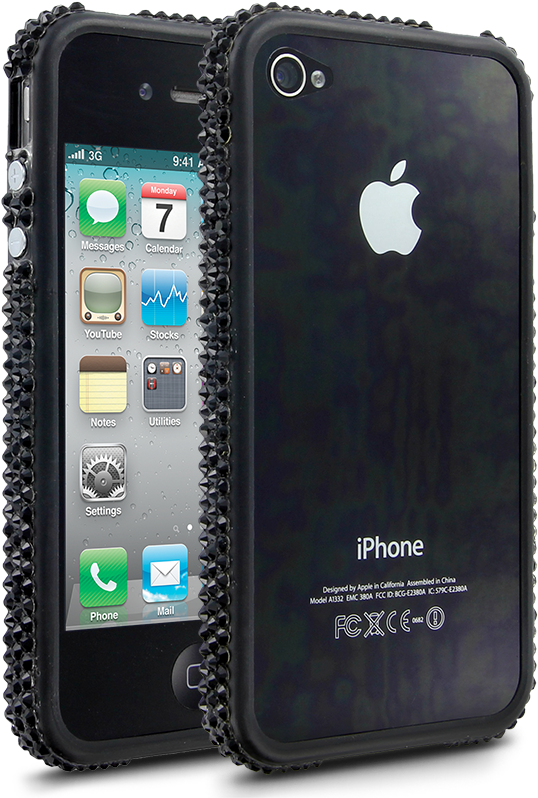 Cellairis Bling Bumper For Apple Iphone 4/4s - Iphone 4s Back Door (800x800), Png Download