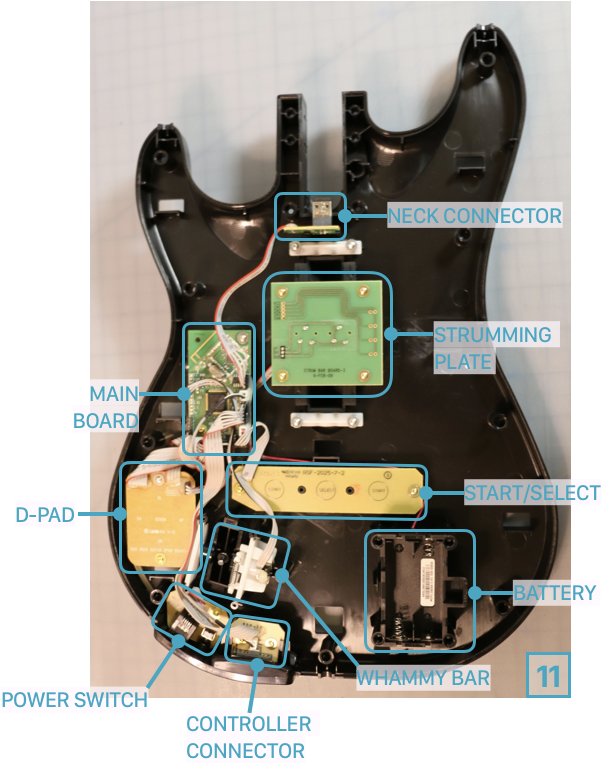 11 - Electric Guitar (611x767), Png Download