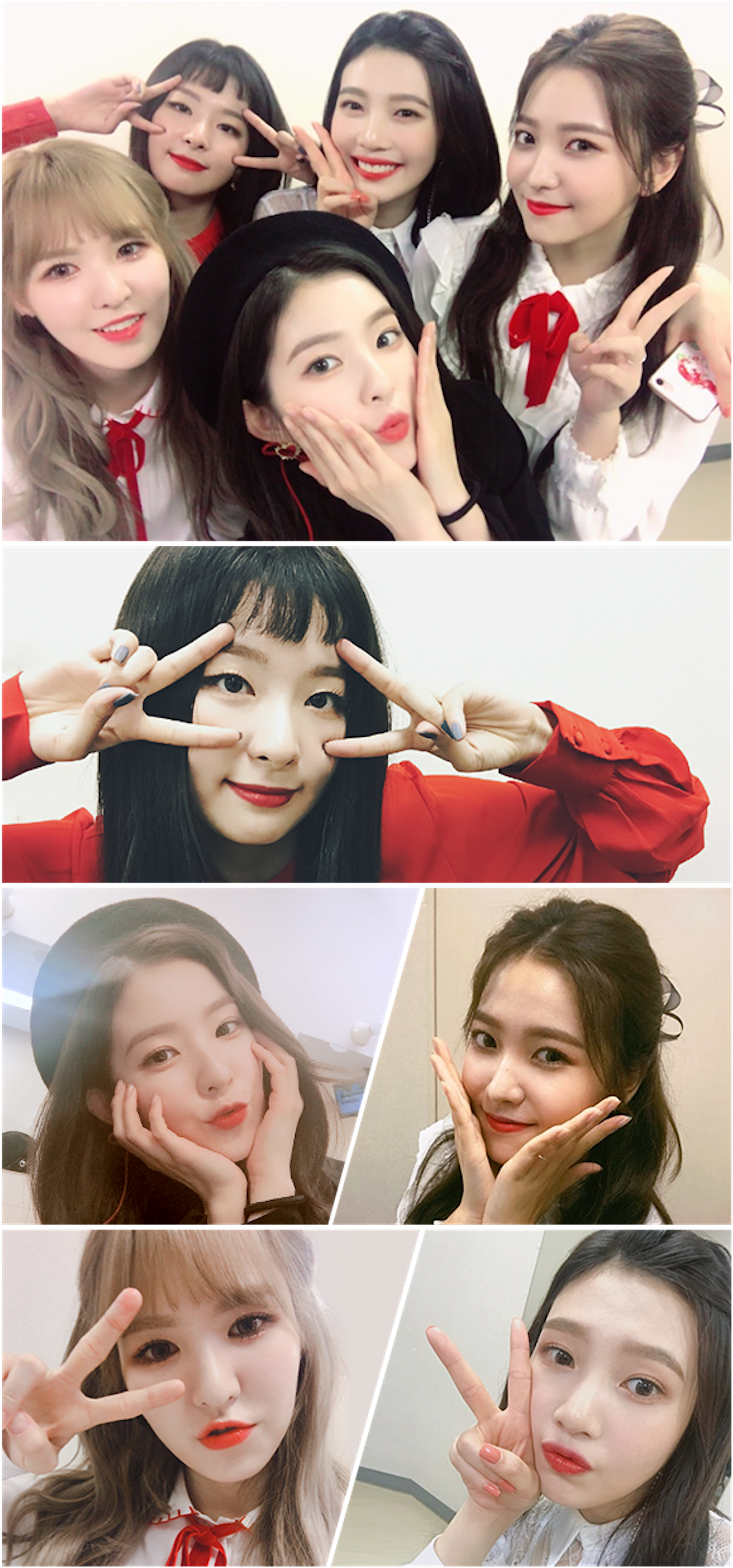 Red Velvet P1 - Collage (2000x4259), Png Download
